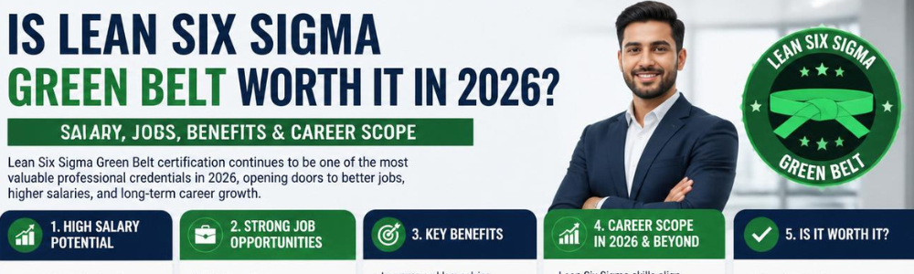 Is Lean Six Sigma Green Belt Worth It in 2026 Salary, Jobs, Benefits & Career Scope